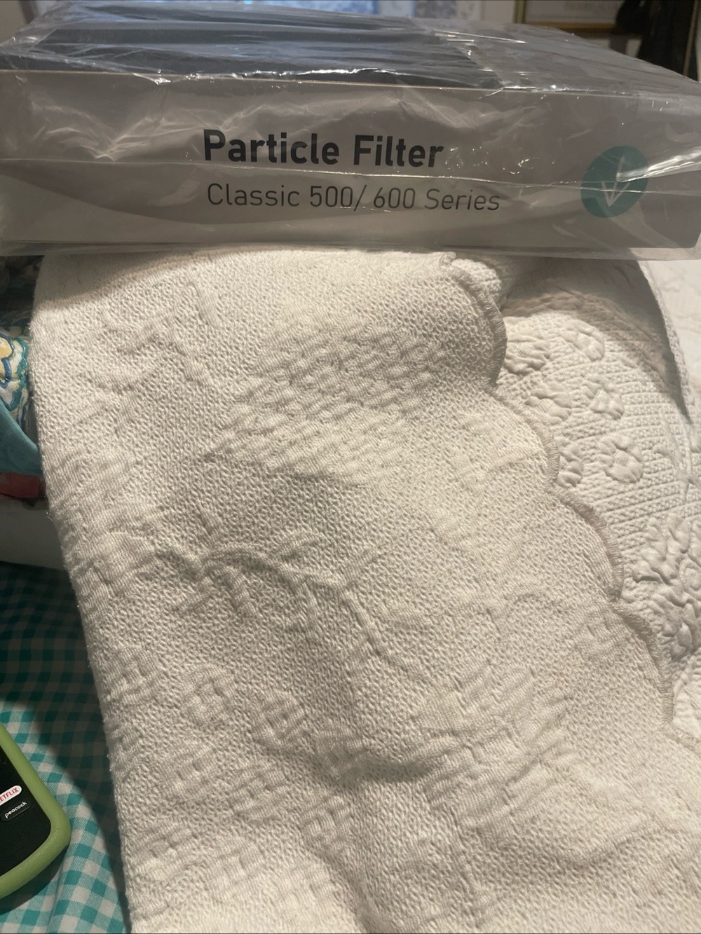 Particle Filter Classic 500/600 Series - White 13x9.5x3 (2)